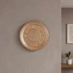 Luxury Bronze Grid Clock - Image 2