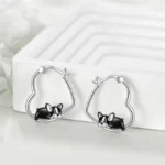 Creative Heart-shaped Hollow-Out Earrings - Image 3