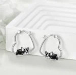 Creative Heart-shaped Hollow-Out Earrings - Image 6