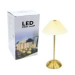 Elegant Pleated LED Desk Lamp