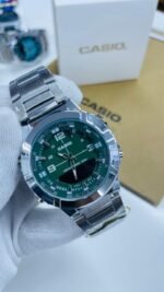 Casio AMW-880 Analog-Digital World Time Watch